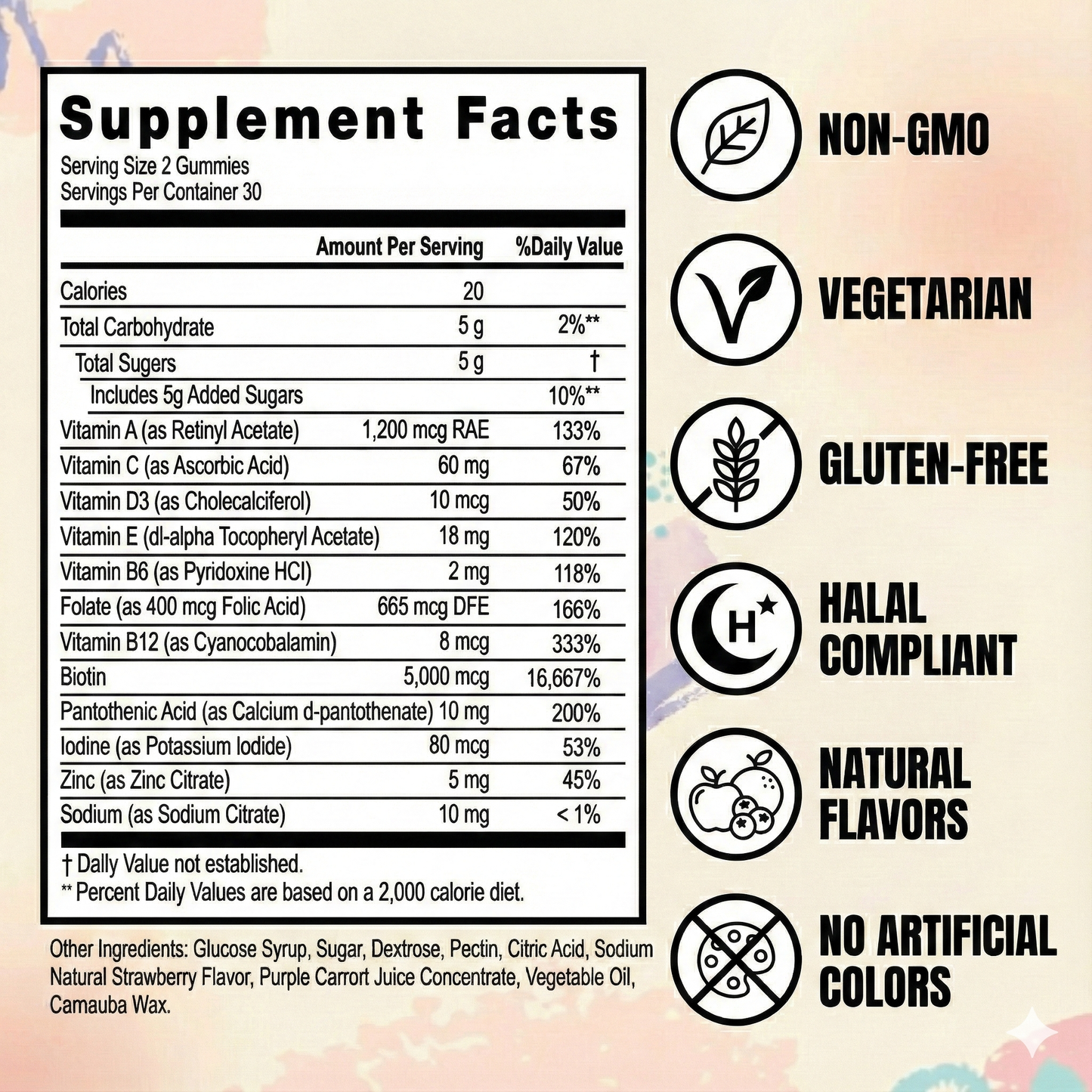 فيتامينات الشعر من إيفرهير - لمدة شهرين